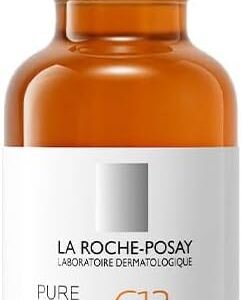 لاروش بوزيه %12 فيتامين سي سيروم الوجه المقاوم لعلامات التقدم بالسن النقي مع حمض الهيالورونيك وحمض الساليسيليك